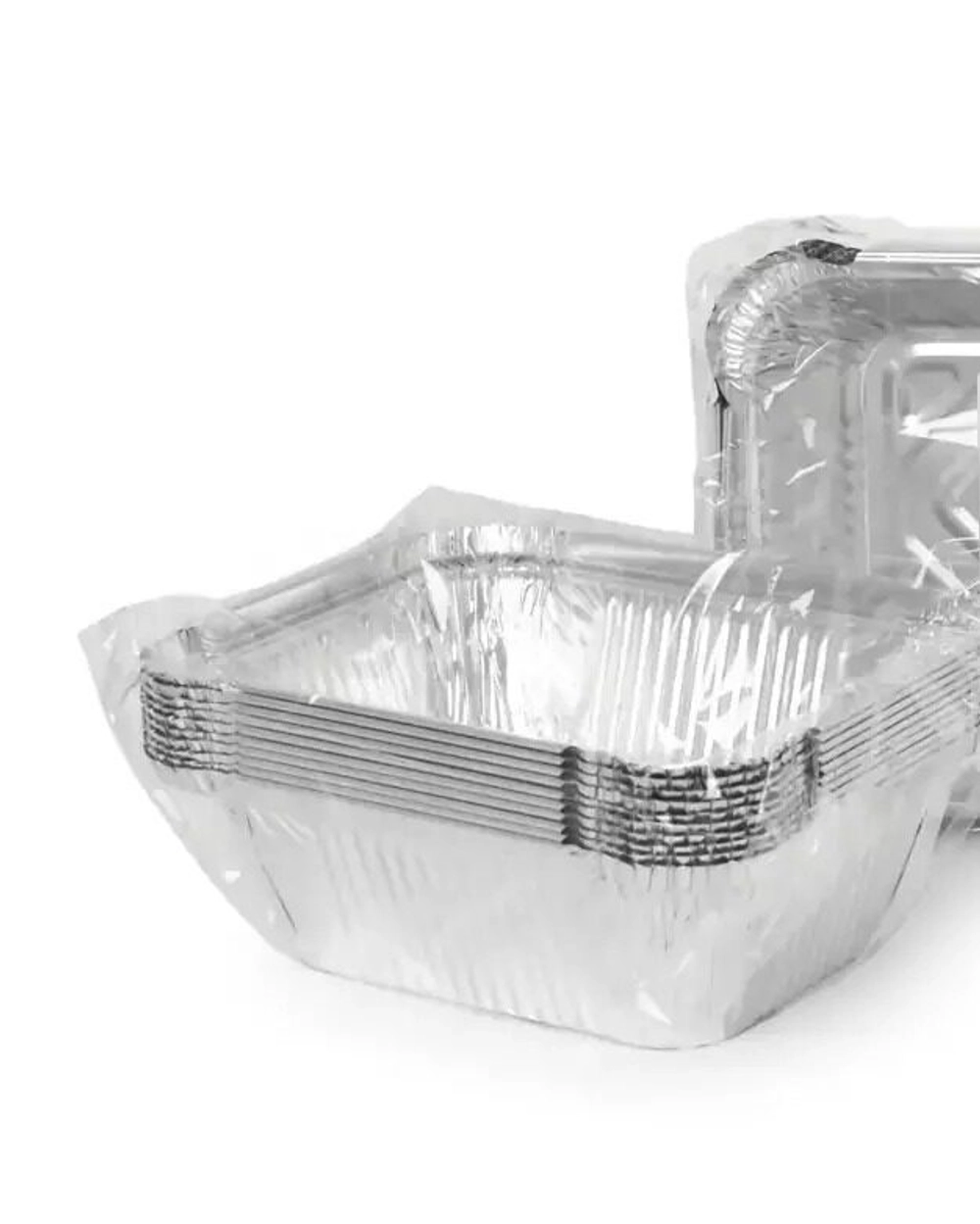 Прямоугольные алюминиевые формы - 490 мл, 10 шт.