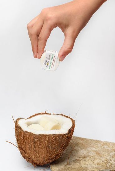 Шампунь твёрдый Greena Avocadova с кокосовым молочком (пробник), 10 г