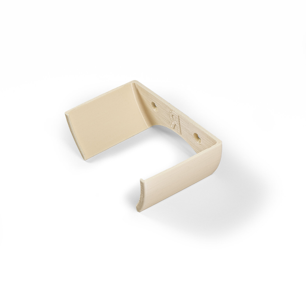 Настенный кронштейн для фронтальной установки Яндекс станций (Яндекс-Алиса) mini2,3D печать, бежевый