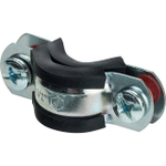 Хомут для труб двухвинтовой STOUT - 1/2" (20-24 мм, с гайкой)