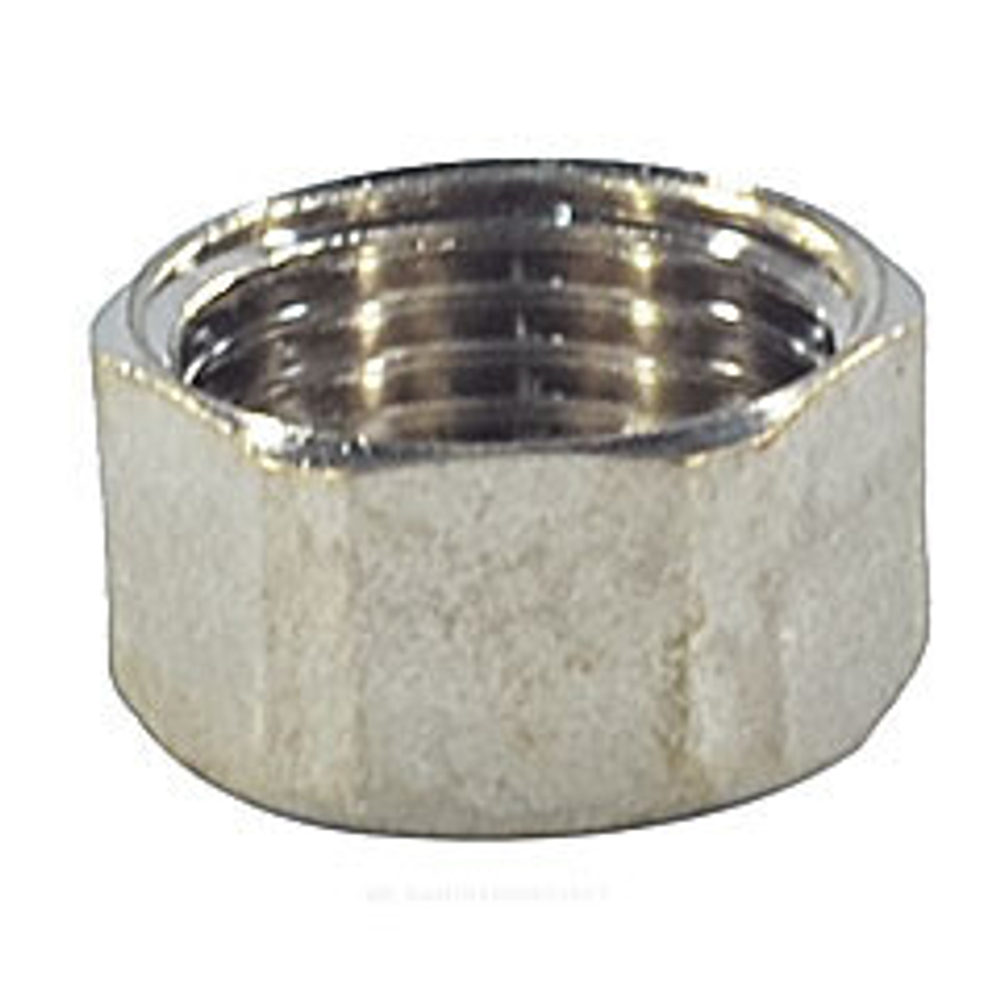 Заглушка латунь никель Ду 40 (1 1/2") ВР SantechSystems