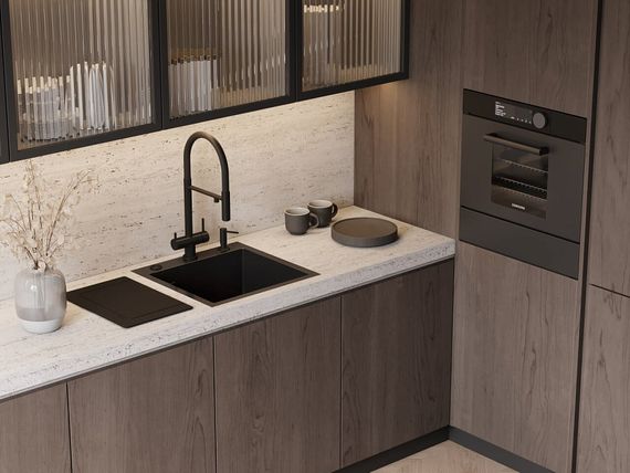 Мойка Akisame 51-GB нерж.сталь/графит(арт.4997013)