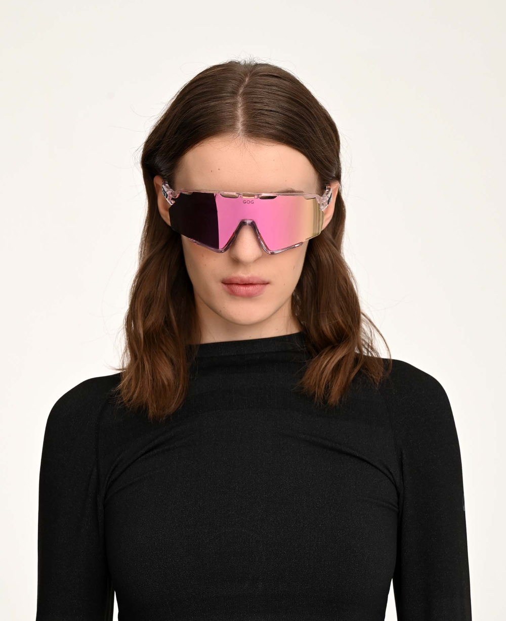 Спортивные очки GOG Prometheus / Photochromic Pink/Black / Reflex Pink