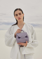 Сумка Polene Numéro Un Nano EDITION TEXTURED MAUVE