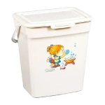 Ведро для порошка 6л (Слоновая кость) (комплект 30 шт)