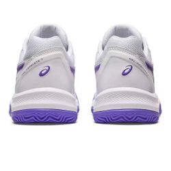 Кроссовки теннисные женские ASICS Gel-dedicate 7 Clay 1042A168-104, р.8 (рос.38),бело-фиолетовые