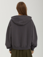 Женская Толстовка Ink Grey Zip Up