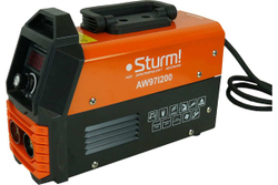 Сварочный инвертор Sturm 200А, ПВ 60%, 170-250В, HotStart/AntiStick/ArcForce AW97I200