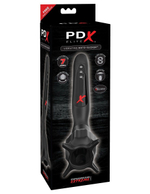 Чёрный вибростимулятор для головки члена с эффектом всасывания Vibrating Roto-Sucker (Цвет: черный)