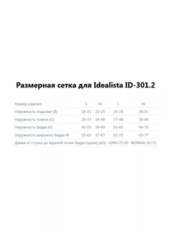 Чулки компрессионные Idealista ID-301TW