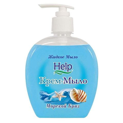 Мыло жидкое  "Хэлп" 500мл. Морской Бриз (12)