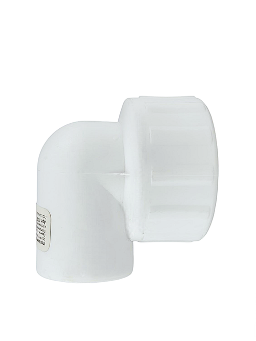 Угольник комбинированный PPR внутренняя резьба 20х 3/4,  белый, РТП (75/25)