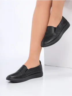 Мокасины летние с перфорацией