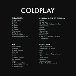 Coldplay / 4CD Catalogue Set (4CD)
