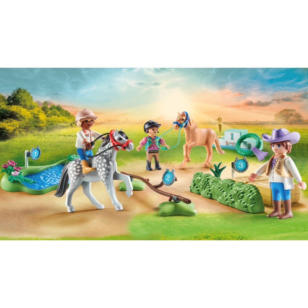 Playmobil - Лошади водопада Турнир пони 71495 / артикул   71495  / GTIN 4008789714954
