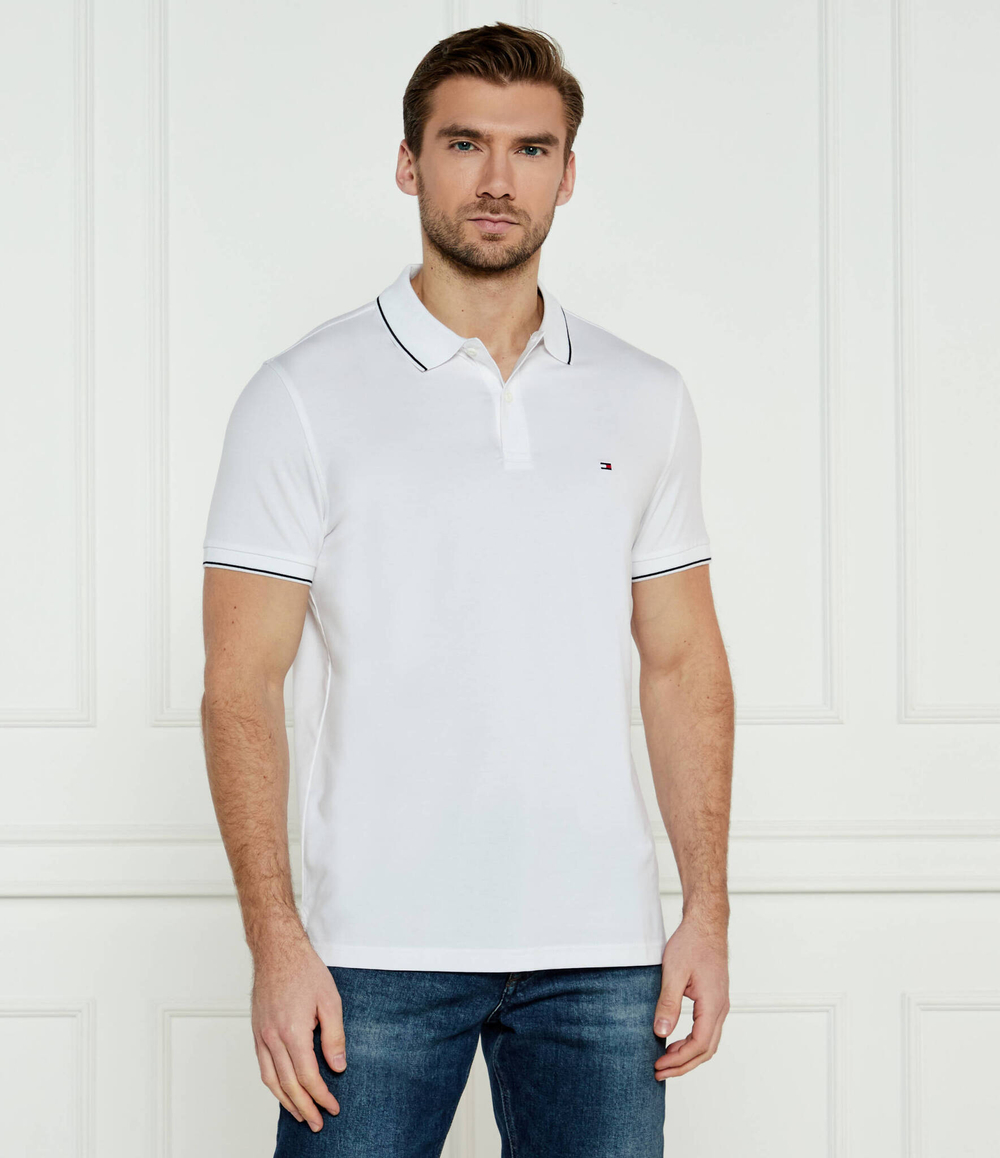 Поло Tommy Hilfiger - белый(MW0MW37310)
