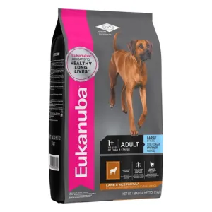 Корм для собак крупных пород, Eukanuba Dog LARGE L&R, с ягненком и рисом