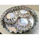 Набор форм эконом №7 (1 для пирога, 6 для тарталеток, 6 для печенья) Белая жесть 0,25 мм в пленке КНФ7э