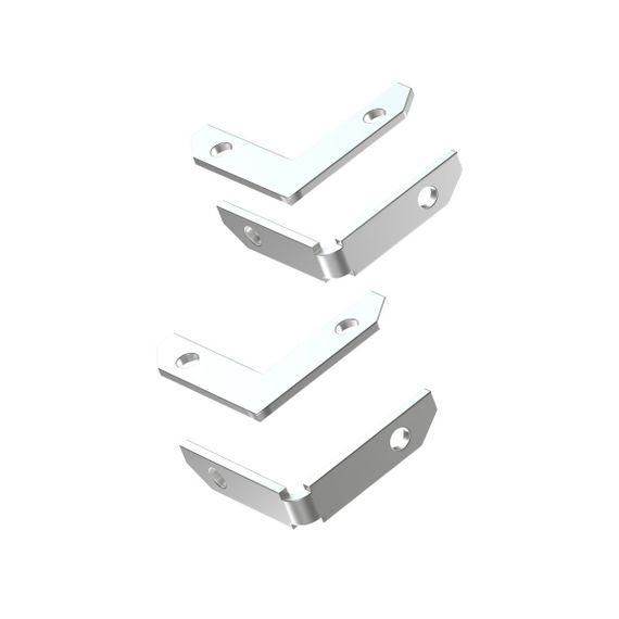 Комплект угловых соединителей шинопровода Denkirs Smart One (4 шт.) TR2027-AL