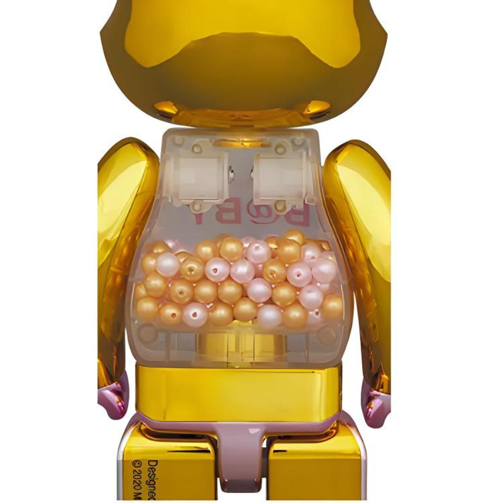 Дизайнерские игрушки BE@RBRICK MY FIRST NY@BRICK PINK GOLD Ver 100%+400%, 1498781-603113497