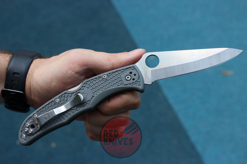 Нож Spyderco Endura Grey HG (версия 2024г) C10PGY