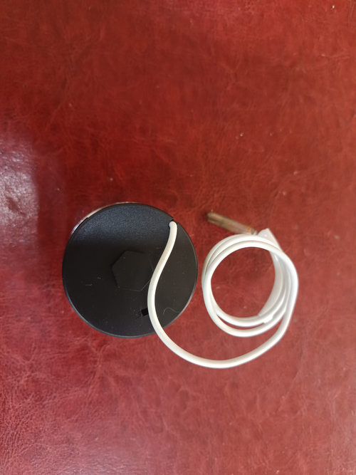 Термометр круглый d57мм белый корпус, рамка хром