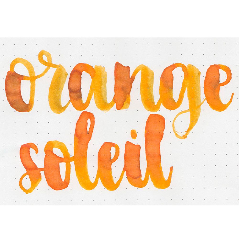 Чернила во флаконе Herbin Prestige 50 мл Orange soleil оранжевые (13157JT) 4