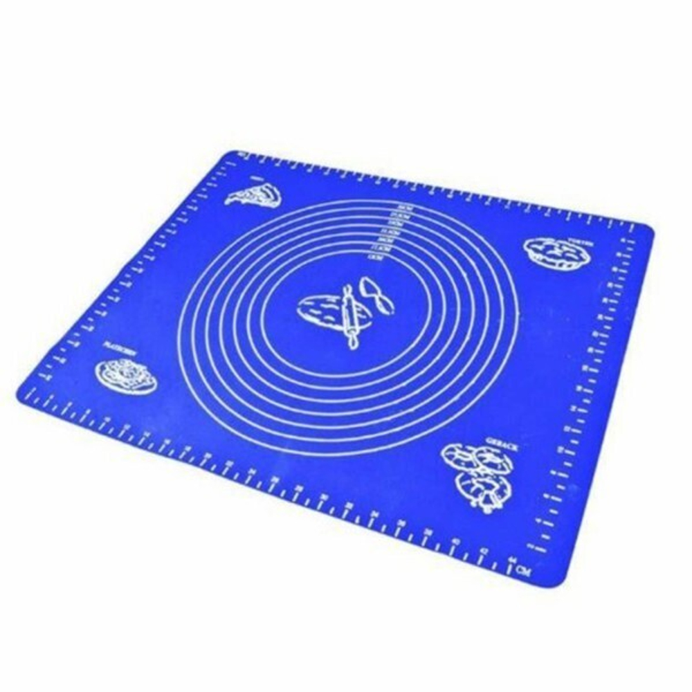 Коврик силиконовый для раскатки теста (40 х 30 см) цвет в ассортименте