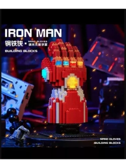 Конструктор мини блоки Перчатка железного человека 948 дет