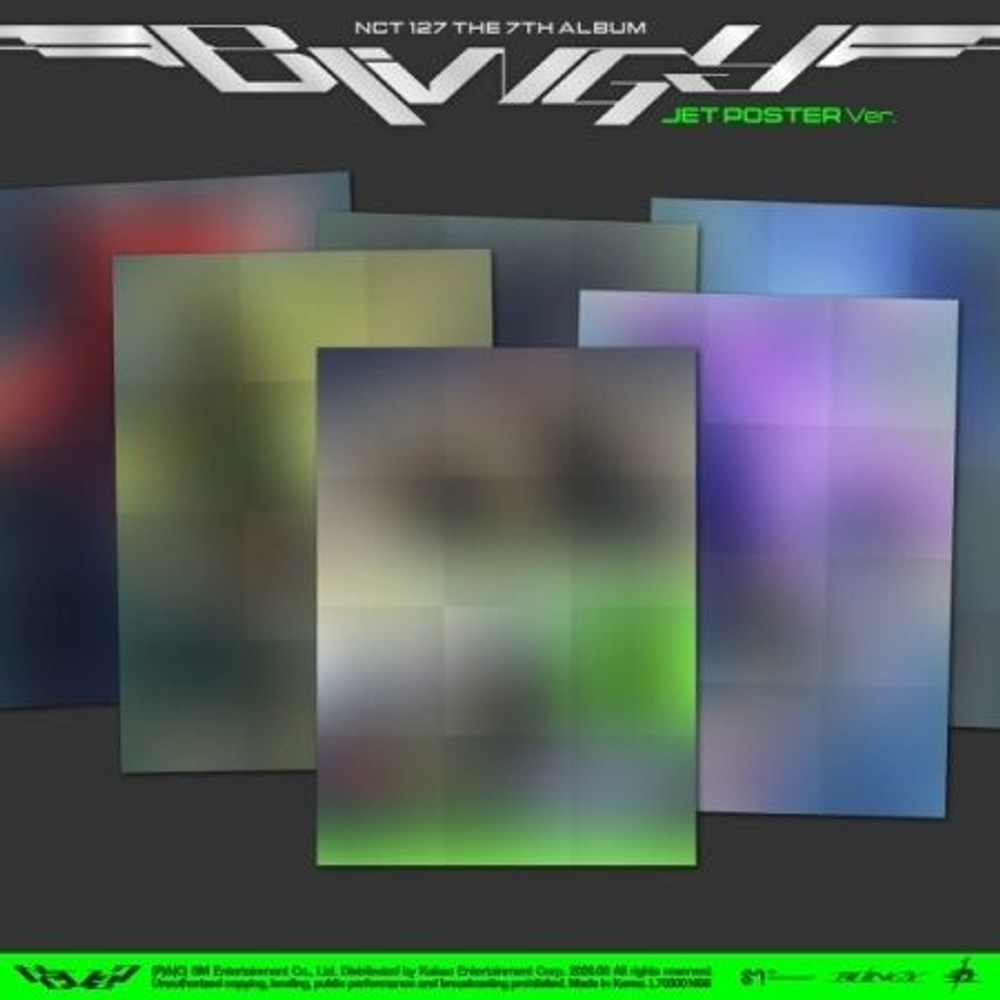(ПРЕДЗАКАЗ) Альбом NCT 127 - BLINGY 7th Album JET POSTER 6 Version SET