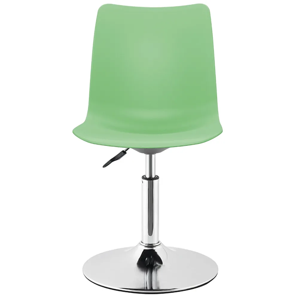 Стул обеденный пластик COLOR SH25 chrome/Green P556C