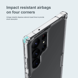 Прозрачный силиконовый чехол Nillkin Nature Pro для Samsung Galaxy S23 Ultra