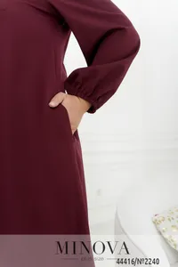Платье 2240-бордо Minova