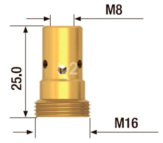 Сварочная горелка Fubag FB 500, 5 м