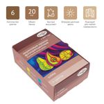 Краски акриловые Гамма Хобби, флуоресцентные, 6цв. по 20мл