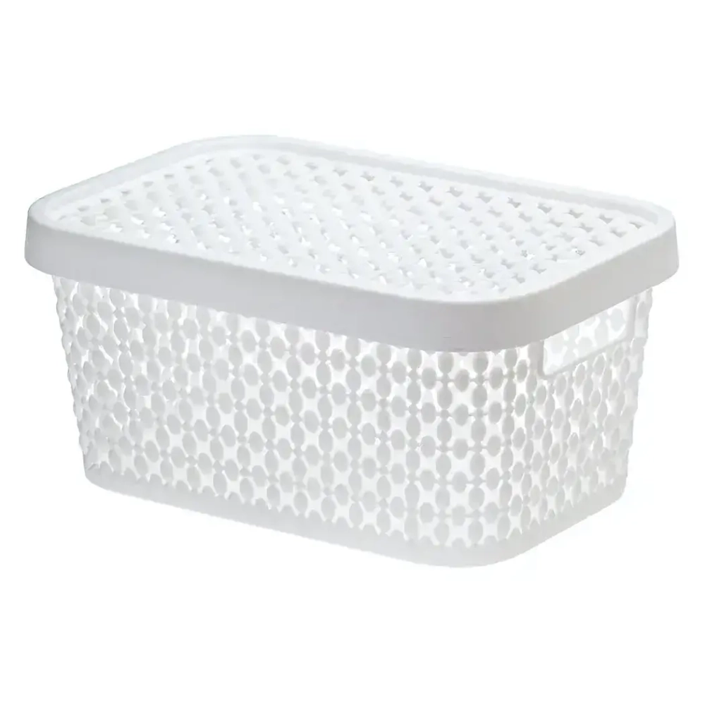 Коробка ПИРУЛА 1,5л с крышкой Белый