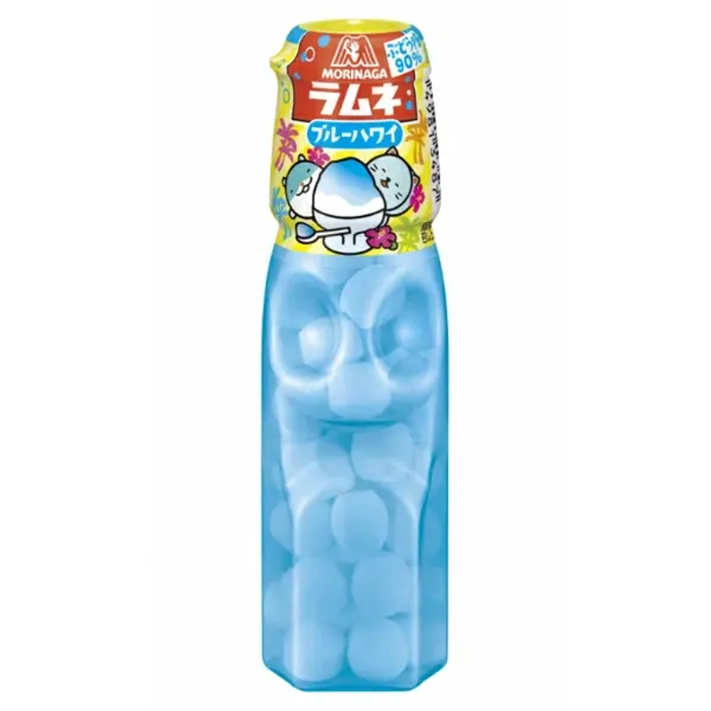 Конфеты драже Ramune "Голубые Гавайи", Morinaga, 27г