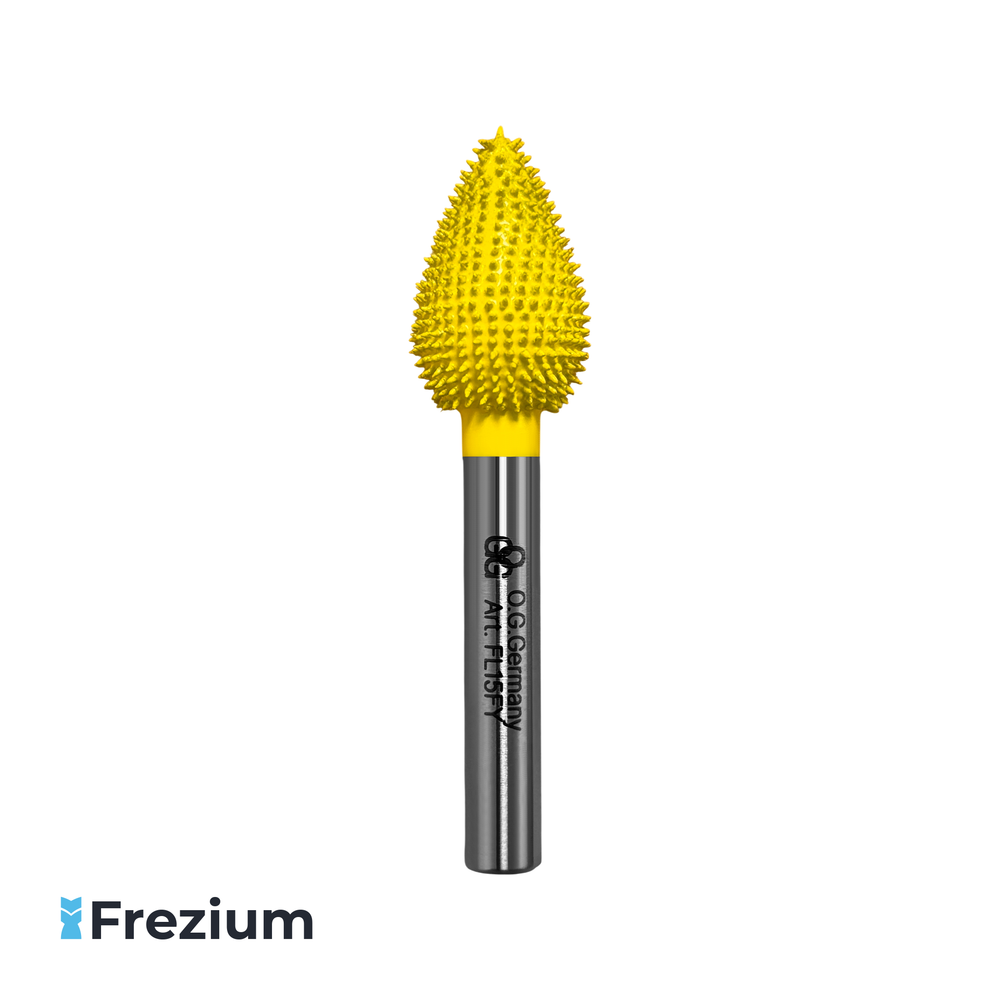 Борфреза твердосплавная по дереву пламя "O.G.Germany" 14x6x21.5x56.5 Мелкая Зернистость; FL15FY