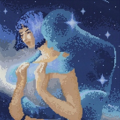 Алмазная мозаика 40*50см KiKi «Сквозь пространство» полная выкладка ALM050