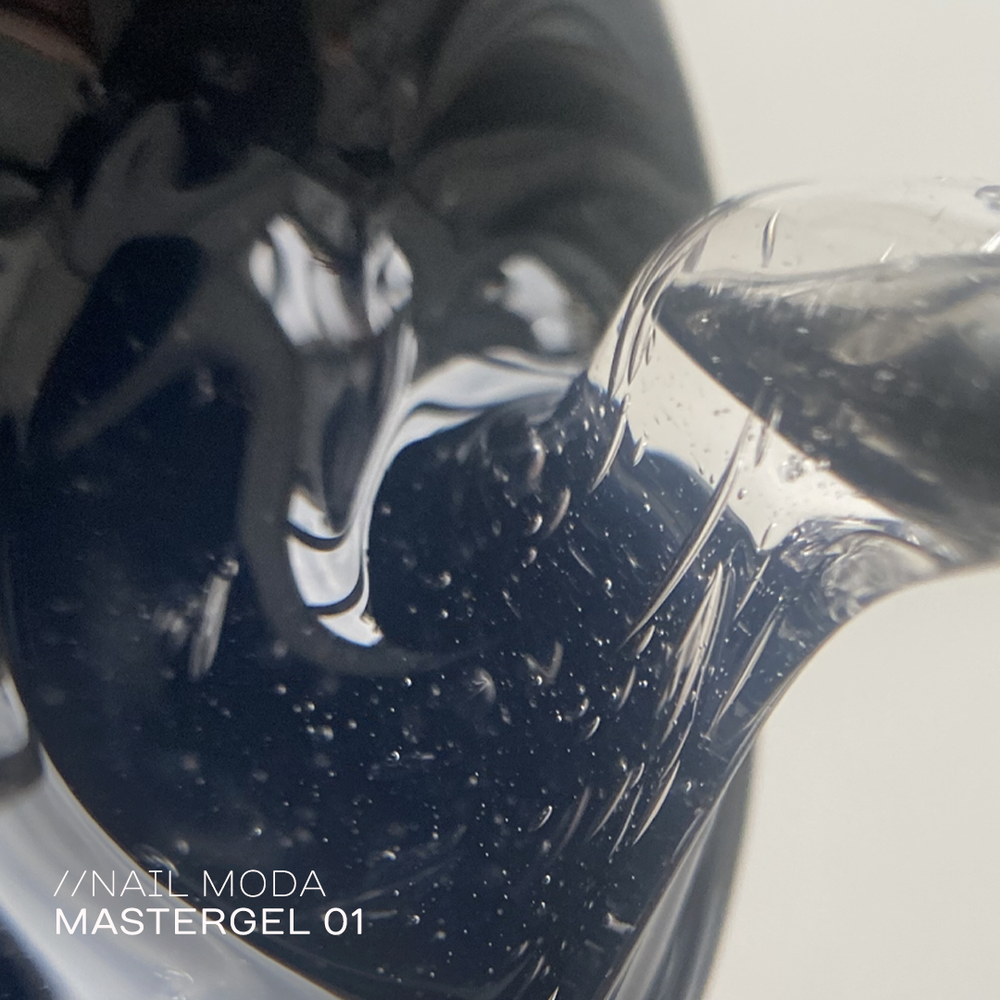 MASTERGEL - 01 NAIL MODA, моделирующий, прозрачный, 15 г