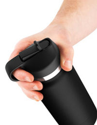 Мастурбатор 23,8см в чёрный фляге PipeDream PDX Plus Fap Flask Thrill Secret Stroker RD62920