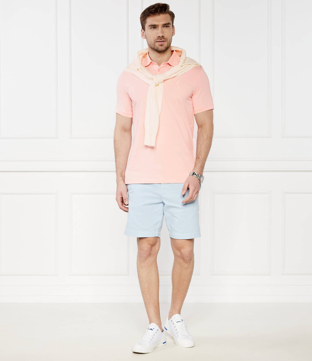 Поло Karl Lagerfeld - пудро-розовый(745890 542221)