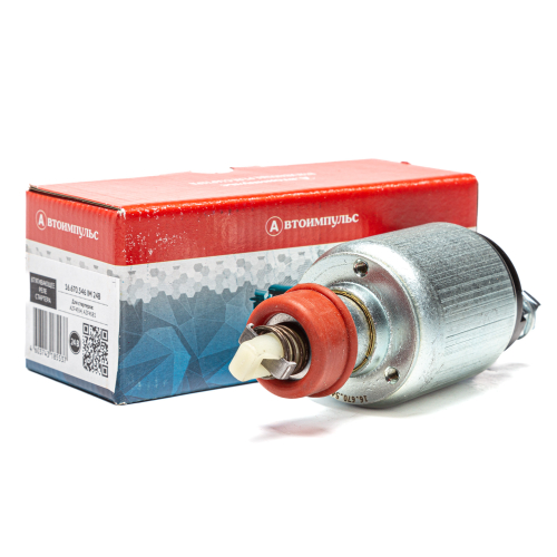 Втягивающее реле стартера (AZF4554, 11.131.150, AZF4581, 11.131.316), КамАЗ, МАЗ, ЛИАЗ, КРАЗ, УРАЛ, РОСТСЕЛЬМАШ, 24 В, 3 отверстия, с сердечником