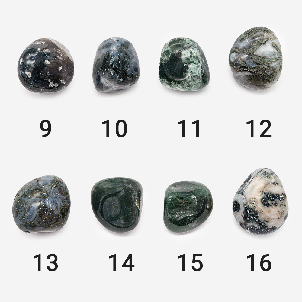 Камни натурального мохового агата, 26,5-35*25-30,5мм