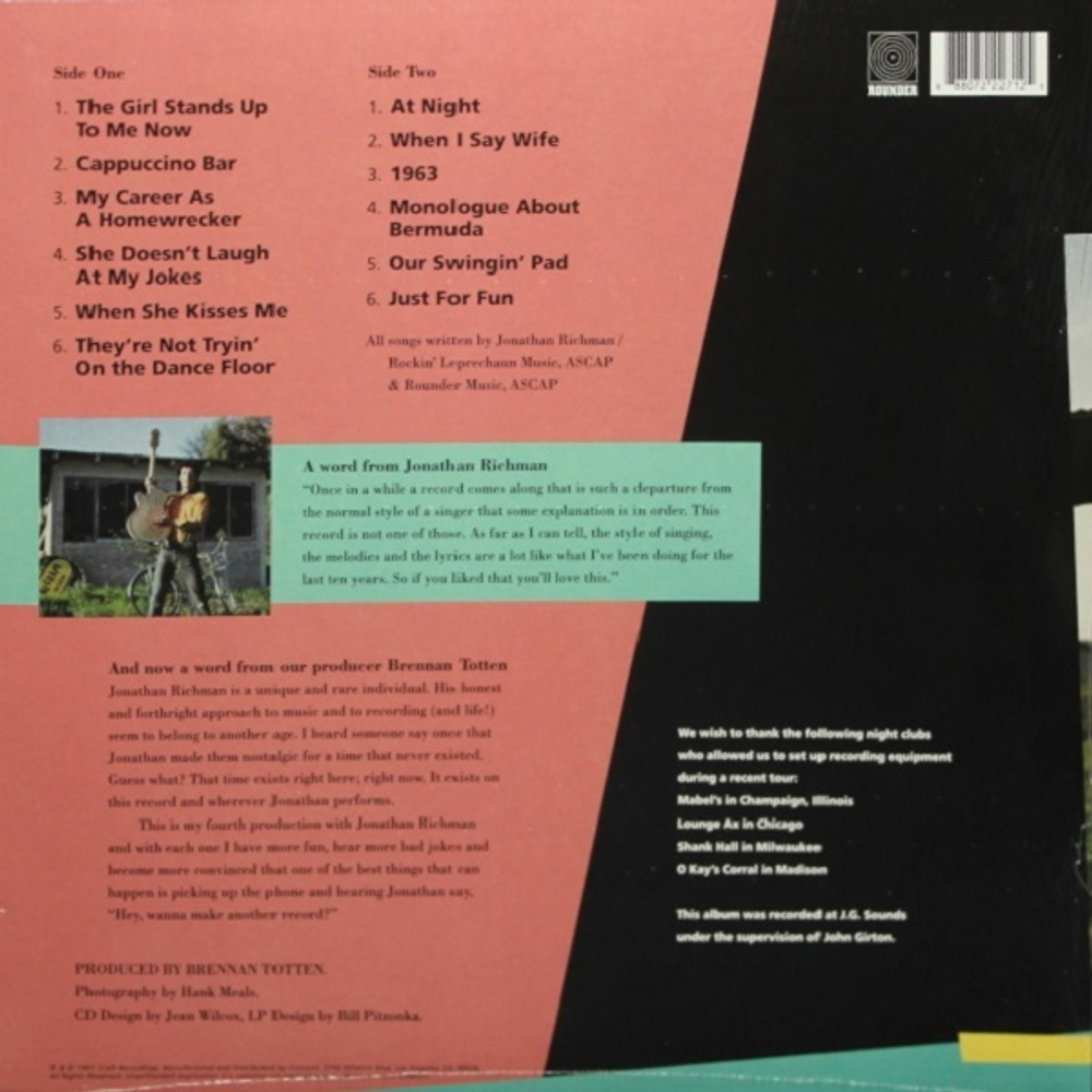 Jonathan Richman / Having A Party With Jonathan Richman (Limited Edition)(Coloured Vinyl)(LP)