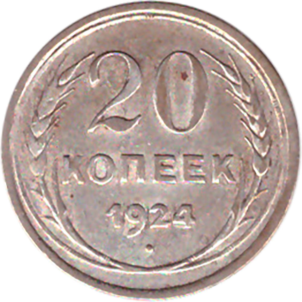 20 копеек 1924 года VF+ №2