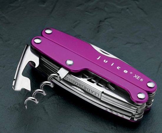 Мультитул-инструмент Leatherman Juice ХЕ6 (фиолет. "Гром") 78105092N