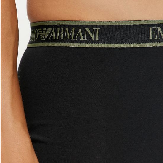Набор мужских трусов хипсов 3в1 черные Emporio Armani 111357_4F717 21320