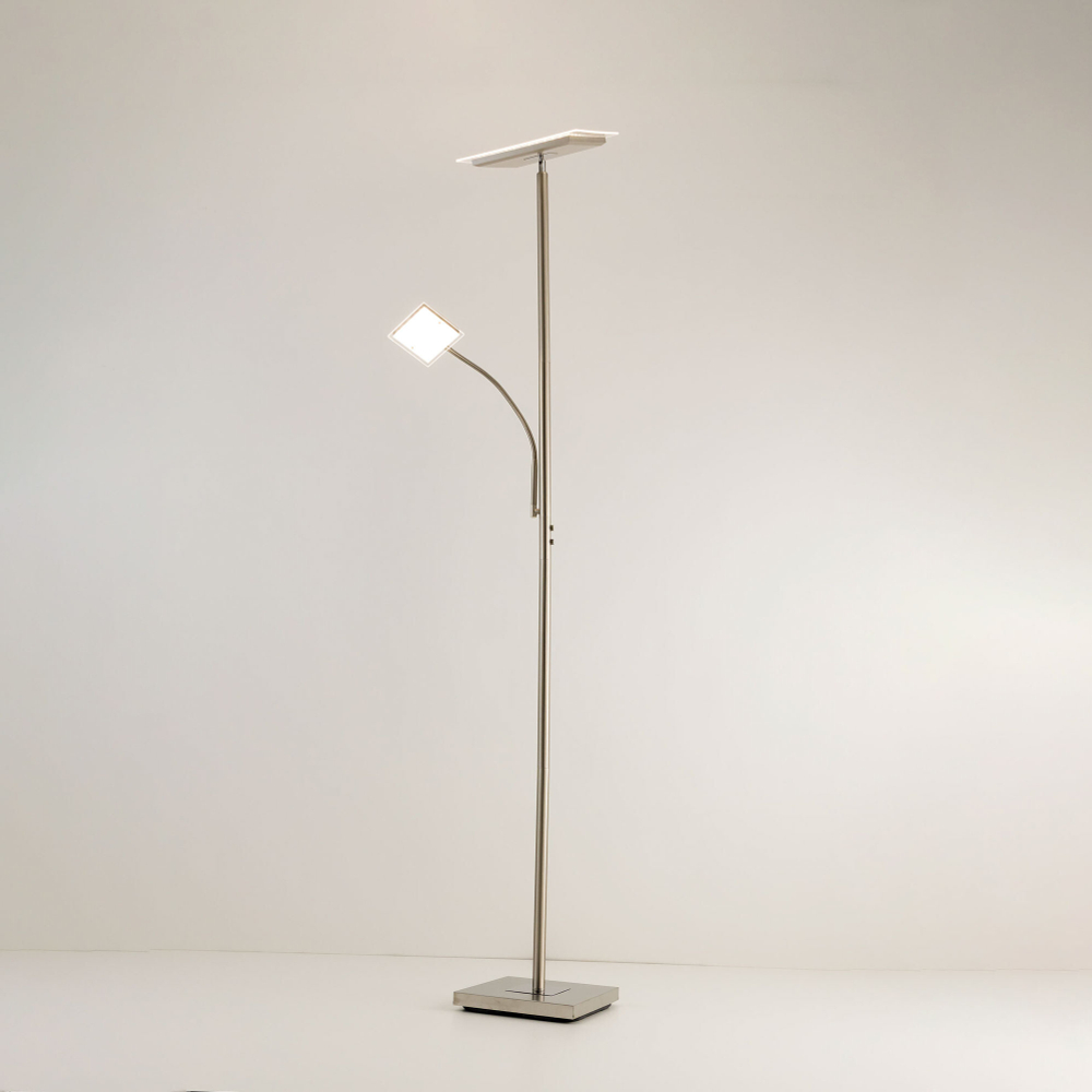 Citilux Харди CL802011 LED Торшер с диммером Матовый Хром