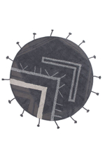 Шерстяной стираемый ковер Lorena Canals Hockan (160Ø см)